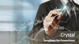  Presentation with writing - PPT theme enhanced with earnings quality - businessman hand writing a business background and a dark gray colored foreground