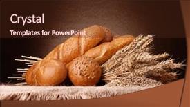  Presentation with ears - Presentation theme with ears bunch still life background and a tawny brown colored foreground