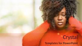  Presentation with african music - Slide set consisting of ears ignoring annoying loud noise background and a  colored foreground