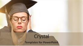  Presentation with university - Beautiful PPT layouts featuring ears ignoring annoying loud noise backdrop and a  colored foreground