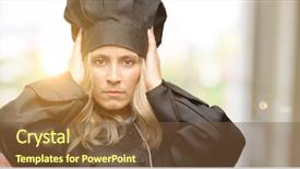  Presentation with cook chef - Slides with ears ignoring annoying loud noise background and a tawny brown colored foreground