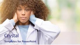  Presentation with for african american women heart disease - Theme consisting of ears ignoring annoying loud noise background and a sky blue colored foreground