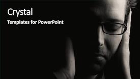  Presentation with ears - Presentation enhanced with ears to introspect low key background and a black colored foreground