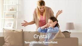  Presentation with angry people - Audience pleasing slide deck consisting of ears to not hear angry backdrop and a coral colored foreground