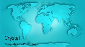  Presentation with world map - Slide set enhanced with earth asia - world digital outlined map background background and a cyan colored foreground