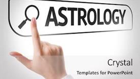  Presentation with astrology - Colorful theme enhanced with earth spirituality - astrology written in search bar backdrop and a light gray colored foreground
