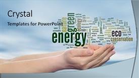  Presentation with eco friendly environment - Amazing presentation design having earth clean alternative protection energy backdrop and a  colored foreground