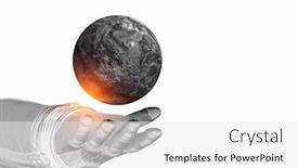  Presentation with earth day - PPT theme having earth-day-concept-mixed-media background and a white colored foreground