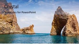  Presentation with ripple - Audience pleasing presentation theme consisting of earth explore the world backdrop and a light blue colored foreground