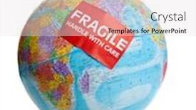  Presentation with red globe - Colorful slides enhanced with earth-globe-with-a-red backdrop and a light gray colored foreground