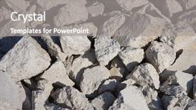  Presentation with quake - Audience pleasing slides consisting of earth quake - broken concrete from a sidewalk backdrop and a gray colored foreground