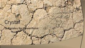  Presentation with quake - Beautiful slides featuring earth quake - dried ground backdrop and a  colored foreground