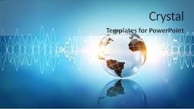  Presentation with quake - Presentation design with earth quake - technology of sound background and a  colored foreground