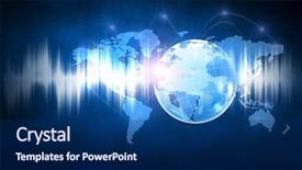  Presentation with quake - Presentation consisting of earth quake - technology of sound background and a  colored foreground