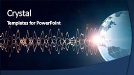  Presentation with repairer sound technology - Colorful presentation design enhanced with earth quake - technology of sound backdrop and a black colored foreground