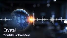  Presentation with quake - Slides enhanced with earth quake - technology of sound background and a wine colored foreground