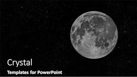  Presentation with elements - PPT theme with earth-rotates-on-the-black background and a black colored foreground