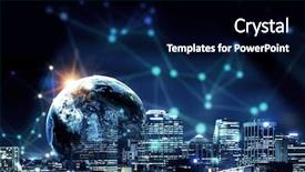  Presentation with 5g technology 3d rendering 5g - Theme enhanced with earth science 3d - new technologies for your business background and a black colored foreground