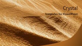  Presentation with zen footprints and sand - Colorful slide set enhanced with earth shifting - background of sand like dune backdrop and a gold colored foreground
