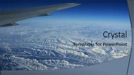  Presentation with crisis plan - Audience pleasing slides consisting of earth spirituality - ariel view from the plan backdrop and a light blue colored foreground