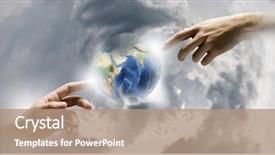  Presentation with nasa - Colorful slide deck enhanced with doctor with an enthusiastic patient backdrop and a  colored foreground.