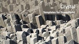  Presentation with black cats - Presentation theme featuring earth structure - famous basalt coulmns background and a gray colored foreground