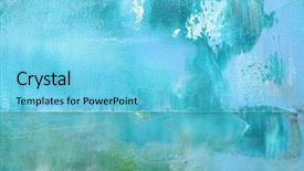  Presentation with abstract blue texture - Amazing presentation having earth tones - abstract painted background texture backdrop and a light blue colored foreground