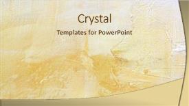  Presentation with abstract art - Audience pleasing slide set consisting of earth tones - abstract painted textured background backdrop and a lemonade colored foreground