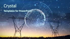  Presentation with zone - Cool new PPT theme with earth with different time backdrop and a ocean colored foreground