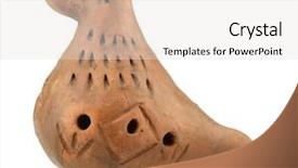  Presentation with whistle - Amazing presentation having earthen - old clay bird whistle isolated backdrop and a  colored foreground