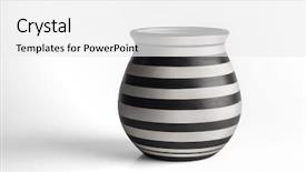  Presentation with flat earth on black - Cool new theme with earthen pot painted with black backdrop and a white colored foreground