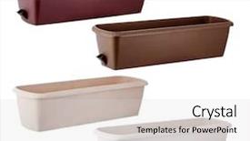  Presentation with ceramic ware - Audience pleasing slides consisting of earthern ware - ceramic pots isolated on white backdrop and a light gray colored foreground