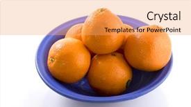  Presentation with greek - Presentation theme enhanced with earthern ware - oranges in blue handmade greek background and a  colored foreground