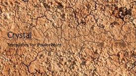  Presentation with earths crust - Colorful slide deck enhanced with earths crust - choppy ground background backdrop and a coral colored foreground