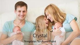  Presentation with daughter - Theme with ease - big family of 5 background and a  colored foreground