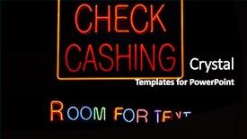  Presentation with recognition word on signs - Cool new presentation theme with ease of use all generic backdrop and a  colored foreground