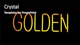  Presentation with recognition word on signs - Theme with ease of use all generic background and a  colored foreground