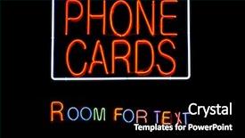  Presentation with neon - Theme enhanced with ease of use all generic background and a  colored foreground