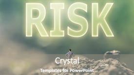  Presentation with risk - PPT theme enhanced with east asian crisis - concept of risk background and a gray colored foreground