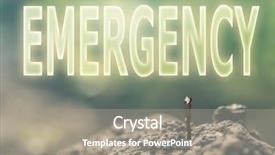  Presentation with risk - Cool new theme with east asian crisis - concept of risk backdrop and a gray colored foreground