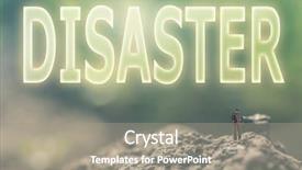  Presentation with risk - Slide set enhanced with east asian crisis - concept of risk background and a gray colored foreground