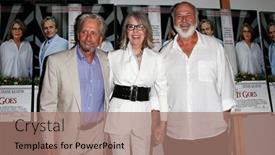  Presentation with director - Cool new presentation theme with east-hampton-new-york-july backdrop and a coral colored foreground