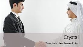  Presentation with arabic kids - Amazing PPT layouts having east meets west - two arabic kids meeting backdrop and a light gray colored foreground