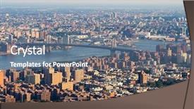  Presentation with new york city - Audience pleasing PPT layouts consisting of east side and the williamsburg backdrop and a gray colored foreground