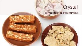  Presentation with halva - Slide deck consisting of east sweets - halva sherbet background and a lemonade colored foreground