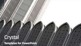  Presentation with arabic - Colorful presentation enhanced with east west culture - arabic style architecture backdrop and a dark gray colored foreground