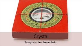  Presentation with chinese culture - Presentation theme having east west culture - chinese traditional red compass background and a red colored foreground