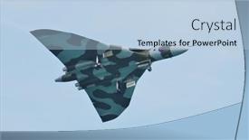  Presentation with vulcan - Cool new slides with eastbourne-england-august-11-avro backdrop and a light blue colored foreground