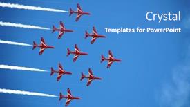  Presentation with air force - Audience pleasing slide deck consisting of eastbourne-england-august-14-royal backdrop and a teal colored foreground