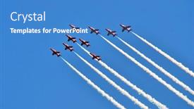  Presentation with air force - PPT layouts enhanced with eastbourne-england-august-14-royal background and a teal colored foreground